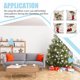 thumbnail image 5 of Injueey 4 unidades/juego de funda de almohada para fiesta de Navidad, funda decorativa para almohada, cojín bonito, adorno para sofá cama para oficina Kits de decoración para fiestas Injueey HA069226-00B, 5 of 6