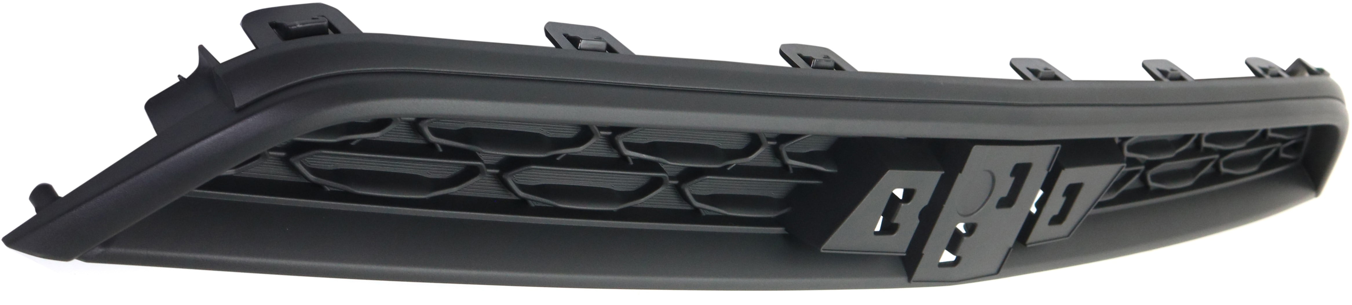 Grille Assembly Compatible With 2016-2018 Chevrolet Spark Textured Dark Gray Shell and Insert