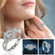 thumbnail image 4 of Anillos para mujer, regalos para mujer, anillo de circonita cúbica para mujer, joyería de compromiso, boda, accesorios, reloj inteligente para mujer y niña., 4 of 5
