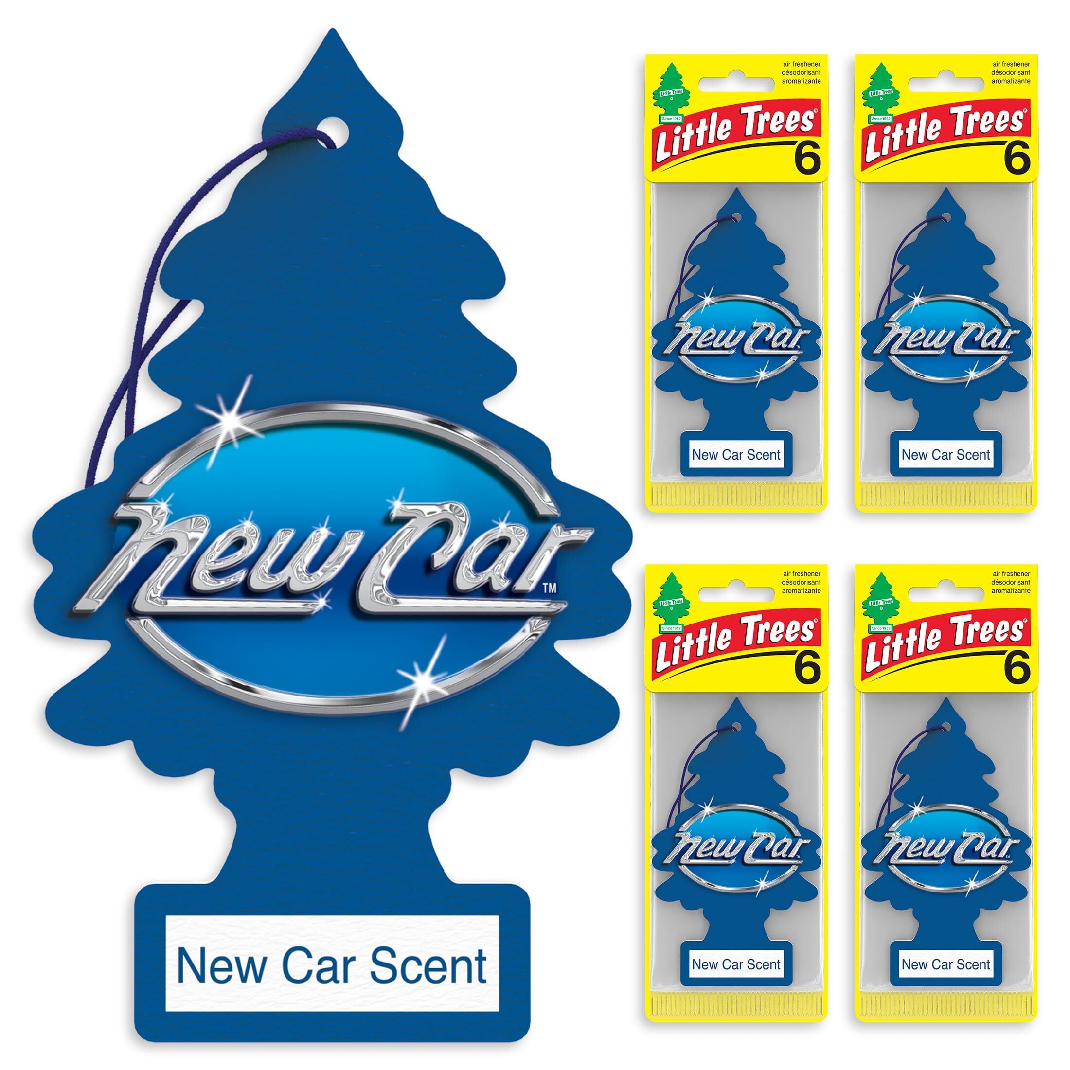 LITTLE TREES air freshener New Car Scent 24 Count