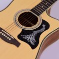 thumbnail image 2 of Protector de guitarra acústica 40/41" con diseño de fénix plateado - 2 piezas autoadhesivas de PVC resistente, 2 of 6