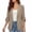 Khaki, variant on Setooff Women's Open Front Lapel Single Button 3/4 Length Sleeve Rolled Cuff Work Office Blazer Jacket, Trendy Business Casual Womens Tops, Versatile Tshirts Shirts for Women