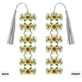 thumbnail image 2 of Kdxio Sunflowers (2) Print Metal Tassel Bookmarks,Perfect Gift for Art Lovers and Bookworms Metal Bookmarks for Women, 2 of 8
