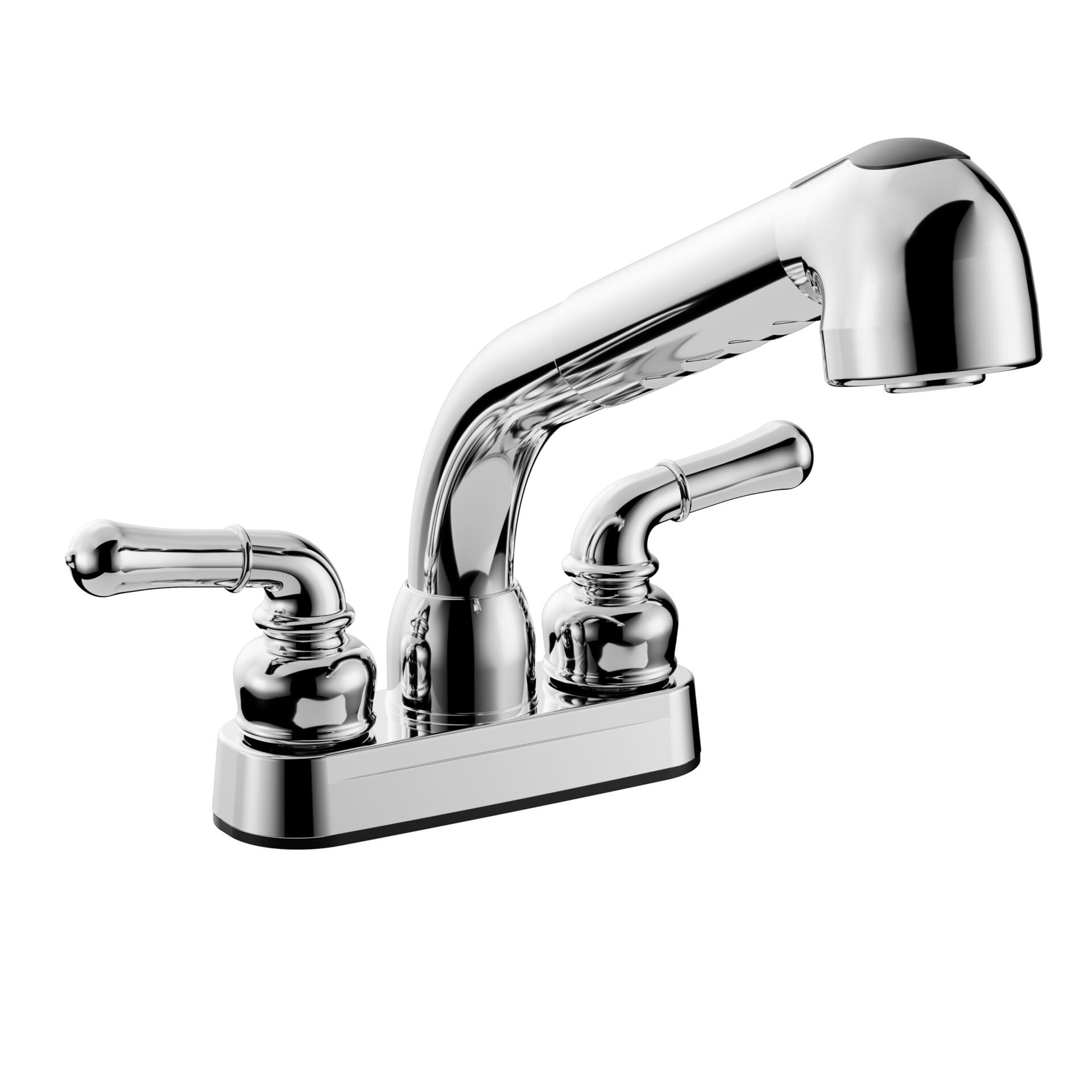 Mustee Utilatub Freestanding 20 in. Laundry Sink/Utility Tub Combo Kit, 24 in. Pull-Out Faucet