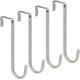 thumbnail image 1 of FYY Ganchos para Colgar sobre la Puerta, Paquete de 4 Ganchos para Colgar con Goma para Evitar rayones, Organizador Resistente para Sala de Estar, baño, Dormitorio, Cocina, Colgar Ropa, Toallas, Sombr, 1 of 4