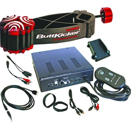 - ButtKicker BK-GR2 Gamer Transducer Bass Shaker Amplifier Kit
