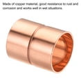 thumbnail image 4 of Uxcell 22mm Straight Copper Pipe Coupling Connecting Adapter Solder Connection for Plumbing, 4 of 5