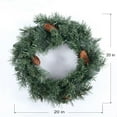 Holiday Time PreLit Christmas Tree Entryway Set, White Lights, Green