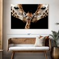 thumbnail image 3 of Elephant Stock Happy Giraffe Family Wall Art - Horizontal Canvas Wall Art - Living Room Wall Decor - Animal Canvas - Black And White Decor - 51" x 34", 3 of 8