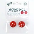 thumbnail image 1 of Koplow KPL19370 dés Ronds - Rouge & Blanc&44; Pack de 2, 1 of 1