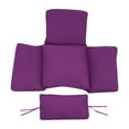 thumbnail image 3 of Purple Thicken Hanging Egg Chair Cushion, Detachable Hanging Basket Chair Cushion, 3 of 12