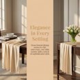 thumbnail image 3 of Unique Bargains Decorations Long Polyester Kitchen Runner Creamy White 27.6x118.1in, 3 of 6