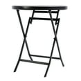 thumbnail image 6 of Outdoor Patio Table, Indoor Tempered Glass Round Dining Table, Coffee Side Table for Patio Garden Backyards, 6 of 11