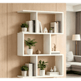 thumbnail image 5 of Leumius 3-Shelf Bookcase,Freestanding Book Shelf, Home Office Bookcase, Storage Shelving Unit for Bedroom, Living Room,White, 5 of 7