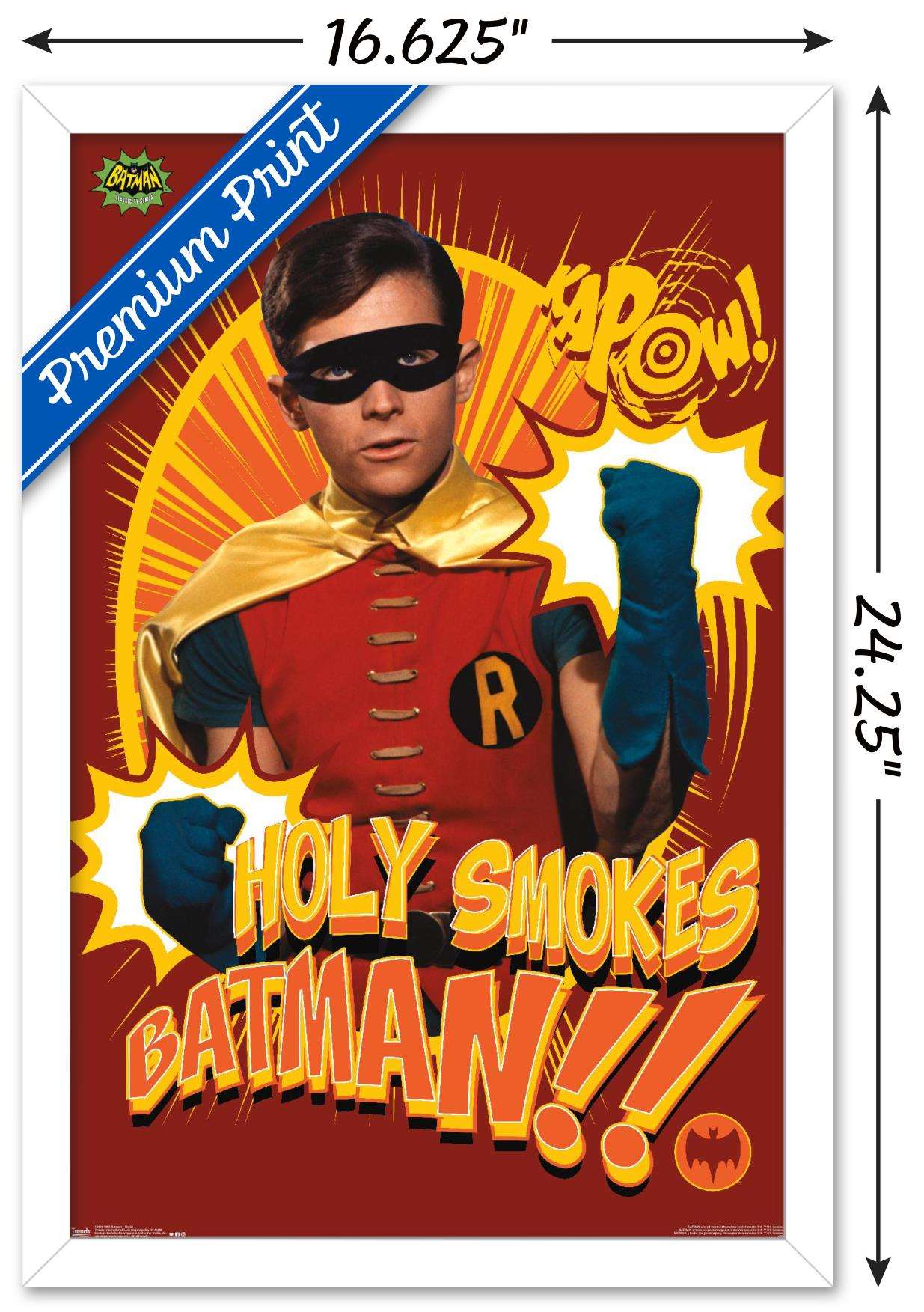 DC Comics TV - Batman TV Series - Robin Wall Poster, 14.725" x 22.375", Framed