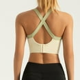thumbnail image 7 of fatyb Women's Sports Bras Criss-Cross Back Padded Workout Yoga Bras Womens Seamless Cropped Tank Tops, 7 of 7