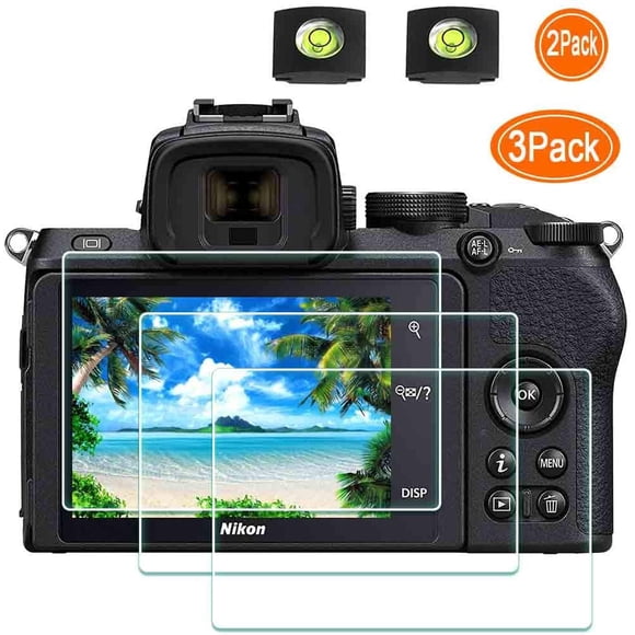 Z50 Screen Protector for Nikon Z 50 Z50 Mirrorless Digital Camera & Hot Shoe Cover,ULBTER 0.3mm 9H Hardness Tempered