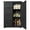 Standard-Black, variant on Asofer 33"H Pantry Cabinet , Kitchen Storage Cabinet with Drawers and Adjustable Shelves for Kitchen,Dining Room, White