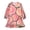 Pink/Peach, variant on Casual Dresses Nightgowns Velvet Pleated design One-Piece Nightdress for Indoor Outdoor Daily Space Dino 3-10T