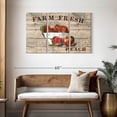 thumbnail image 3 of Elephant Stock Fresh Peach Wall Sign Wall Art - Horizontal Multi Panel Canvas - Dining Room Wall Decor - Wall Signs Multi Panel - Beige And Brown Decor - 45" x 28", 3 of 8