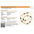 thumbnail image 3 of Genuine Multi-Color Baltic Amber Bracelet in 925 Sterling Silver – Handmade Polish Amber Jewelry, 7.5” Lobster Clasp Women’s Bracelet, 3 of 6