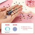 thumbnail image 2 of Uxcell 1440 Piezas de Rhinestone Hotfix Flatback de 4 mm, Gemas Redondas de Resina para Manualidades, Ropa, Decoración DIY, Arte de Uñas, (SS16, Azul Claro), 2 of 7