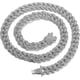 thumbnail image 1 of Gold Chain For Men,13mm Cuban Link Chain 18k Real Gold Plated/platinum White Gold Finish Gift, 1 of 5