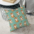 thumbnail image 6 of Square Decorative Throw Pillow Covers with Core, Cute Cartoon Tiger Throw Pillows for Couch Sofa Bed Home Decor, 18"x18", 6 of 9