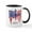 White/Black Inside, variant on CafePress - Ultimate Warrior Usa Mug Mugs - 11 oz Ceramic Mug - Novelty Coffee Tea Cup
