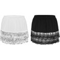 thumbnail image 1 of Extensores de camisa para mujeres en capas de talla grande, extensor de faldas debajo de la camisa para tops, medias camisas de encaje a cuadros, top falso de capas ajustables Lowe, 1 of 5
