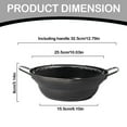thumbnail image 3 of CUITING 2024 Upgraded Stainless Skillet with and Drip Drain Rack Japanese Small Deep Skillet Kitchen Chicken for Home Use Non-Stick Pan Extra Savings, 3 of 8