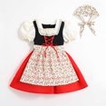 thumbnail image 2 of ATOGUTA Trendy Dresses for Girls Khaki Ruffle Summer Dresses Cute Birthday Party Princess Sundress 4T-16, 2 of 7
