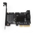 thumbnail image 3 of Adaptateur d'Extension SATA3.0 à 5 Ports pour WIN7 WIN8 WIN10 LINUX, 3 of 8