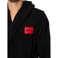 thumbnail image 5 of HUGO Terry Hooded Dressing Gown, Black, 5 of 7