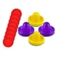 thumbnail image 5 of 4 Uds. de Empujadores de Hockey de Aire Y 8 Uds. de Discos de Hockey de Aire, Accesorios de Repuesto, Paletas de Hockey de Aire para Juegos de Mesa, H Amarillo y violeta, 5 of 8