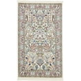 thumbnail image 2 of Rugs.com Rabia Collection Rug – 3' x 5' Ivory Low Rug Perfect For Entryways, Kitchens, Breakfast Nooks, Accent Pieces, 2 of 9