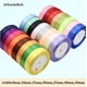 thumbnail image 3 of 25 yardas/rollo 6mm 10mm 15mm 20mm 25mm 40mm 50mm lazo de cinta satinada de seda hecho a mano para manualidades DIY regalos de navidad suministros para envolver, 3 of 4