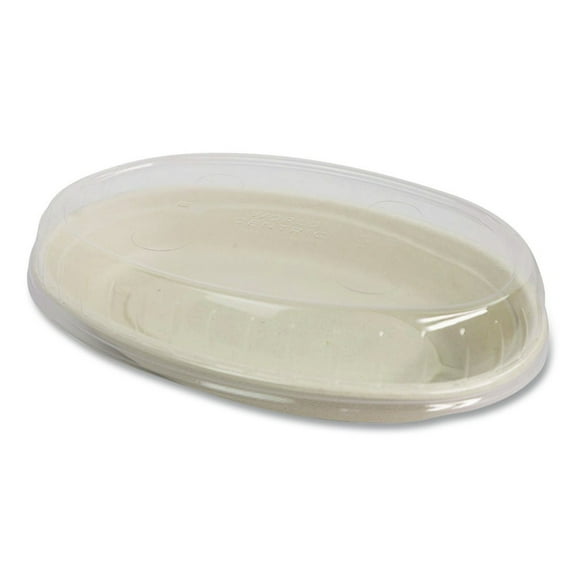 18 oz 8 x 5.3 x 1.6 Fiber Paper Burrito Bowls - Natural (400/Carton)