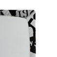 thumbnail image 2 of Ambesonne Fashion Fitted Sheet, Fashion Girl Grunge, Queen Size, White and Black, 2 of 2