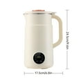 thumbnail image 3 of 1500ml Nut Milk Maker & Juicer - 250W Powerful Motor, 304 Stainless Steel, Auto Cleaning, 800W Heating, 1.5L Capacity for Almond, Soy, Oat Milk - Includes Measuring Cup & Brush, 3 of 9