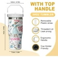 thumbnail image 3 of 30oz Nurse Insulated Tumbler, Perfect for Nurse''s Day Gifts, Nurse''s Week Gifts, New Nurse Gifts, Nurse Tumbler with Handle, Gifts for Nursing Students., 3 of 6