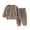 Coffee, variant on REDARER Cozy Flannel Pajama for Baby Girls and Boys Soft Loungewear Warm Sleepwear Outfit with Long Sleeve and Pants for Toddler Kids Winter Nightwear ,Kids Clothing,Size:6-12 Months
