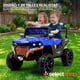 thumbnail image 4 of Carro Estilo Maverick Camioneta Off-Road Electrico Montable para Niños Carrito de Control Remoto y Manejo Directo con Luces Estereo y Pedales Funcionales con Control Remoto (Azul), 4 of 7
