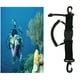 thumbnail image 5 of 3 cordones en espiral para buceo con hebillas de liberación rápida y clip para cámara 3 piezas, 5 of 8