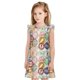 thumbnail image 1 of Fotbe Travel Stamp Vestido de Dormir para Niñas de 3 a 10 Años, Mangas Cortas, Estilo Princesa, Pijama Camisón con Mangas Voladas-X-Large, 1 of 6