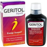 Geritol Liquid Energy Support B-Vitamins 12 oz (Pack of 6)