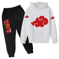thumbnail image 1 of Ropa de Naruto para niños, sudaderas con capucha de moda para bebés, conjuntos de disfraces de Sasuke de Anime japonés Kakashi, otoño, 1 of 1