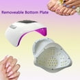 thumbnail image 6 of WOORNIGOJIN 280W UV LED Nail Lamp for Gel Polish, 66 Beads & 4 Timer Settings, 6 of 6