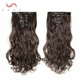 thumbnail image 4 of SEGO 17" Curly Secret Extensions 8PCS/SET 18 clips Full Head Clip in Hair Extensions 170Grams Thick Real Natural Hairpiece, 4 of 8
