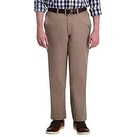 Haggar Stretch Straight Ultimate Travel Chino Pants W/Flex Waist